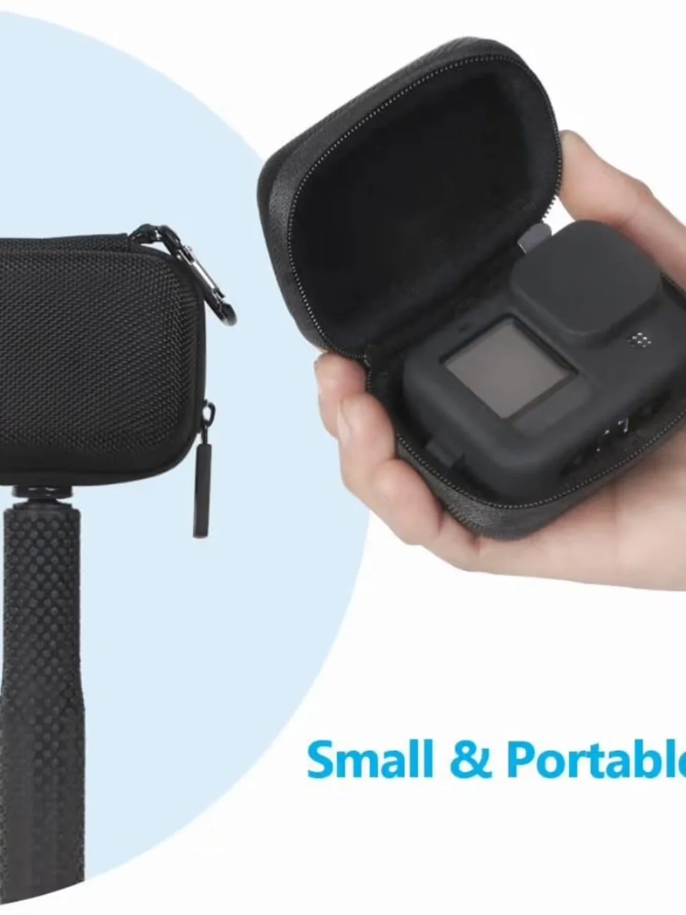 Carrying Case for Gopro Camera, Semi-Hard case, Travel Case, Excellent Condition